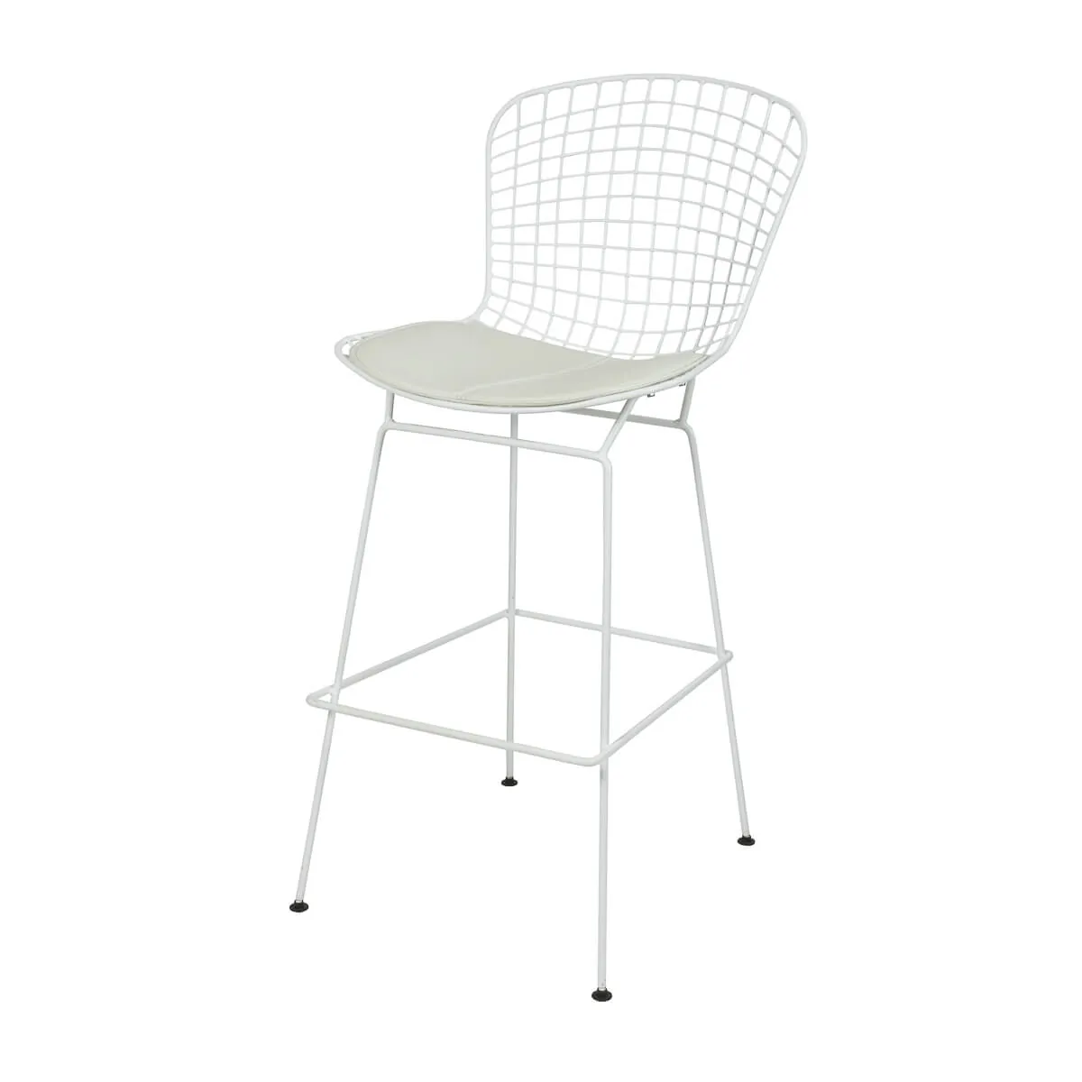 Cleo Bar Stool — White