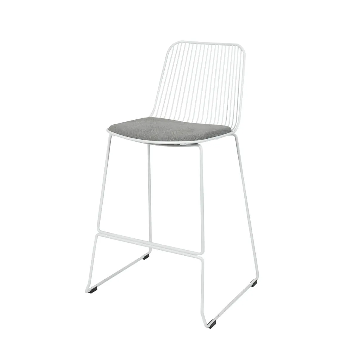 Cleo Bar Stool — Grey